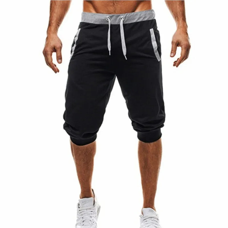 Men's Summer Fitness Shorts: Breathable Workout Shorts for Gym, Bodybuilding, Running