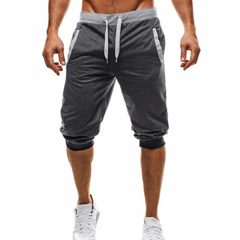 Men's Summer Fitness Shorts: Breathable Workout Shorts for Gym, Bodybuilding, Running