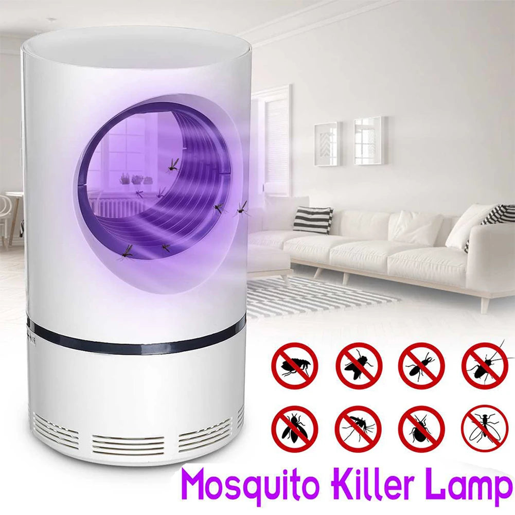 Household Rechargeable LED USB Mosquito Killer Lamp - Portable Catcher Lamp for Home, Patio, and Backyard